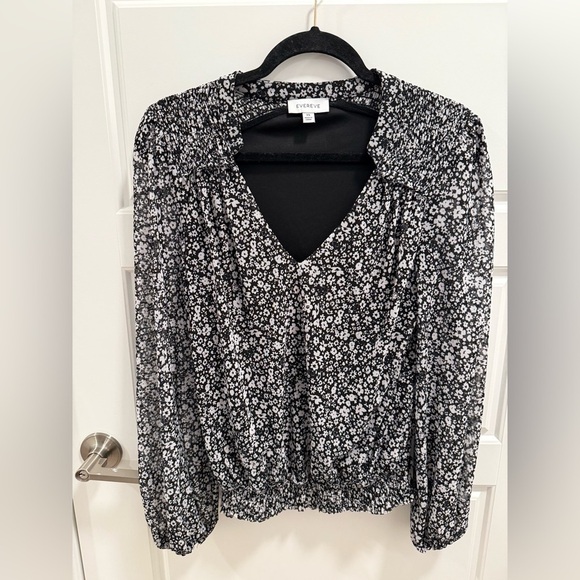 Evereve Floral Blouse - Picture 1 of 3